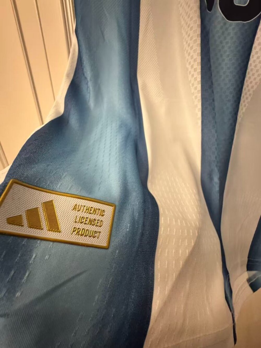 adidas Argentina Soccer Jersey Blue White Size S - Picture 7 of 9